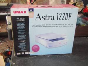 lot 970 image: Astra 1220P scanner in original box