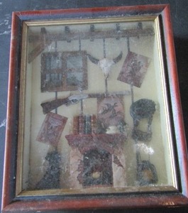 lot 971 image: 1311 western shadow box