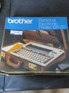 lot 987 image: Brother personal electronic printer EP-20