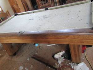 lot 1016 image: Cavalier Brunswick pool table, standard size- ( LOCATED UP STAIRS BRING HELP PLEASE)
