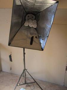 lot 1037 image: photography floor lamp