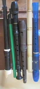 lot 1041 image: lot of renaissance RECORDERS  Qty 7