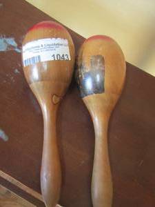 lot 1043 image: set of maracas