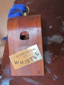 lot 1044 image: WHISTLE - Very LARGE if you need anything whistle