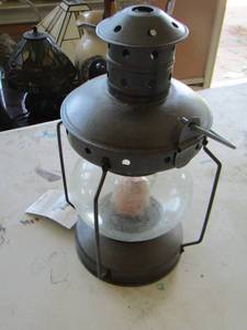 lot 1064 image: vintage lantern