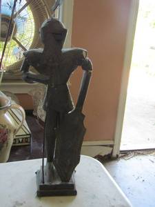 lot 1079 image: knight in shining armor size approx 14-18