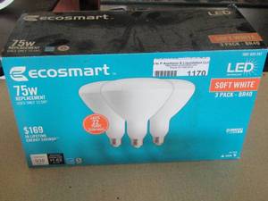 lot 1170 image: escomart 75 watt light bulbs