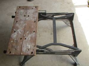 lot 1209 image: WORKMATE COLLAPISBLE WORK TABLE