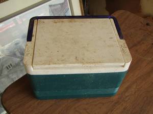 lot 1093 image: small igloo lunch cooler