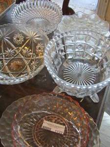 lot 1122 image: footed bowls- platters and more