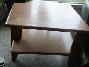 lot 1133 image: piano shaped side table