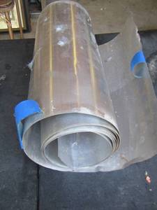 lot 1234 image: small used roll of tin