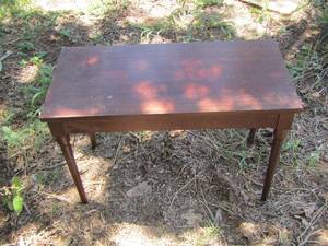 lot 1263 image: piano bench with underneath storage