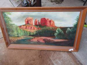 lot 1271 image: 2745 framed painting