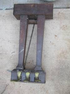 lot 1276 image: piano legs