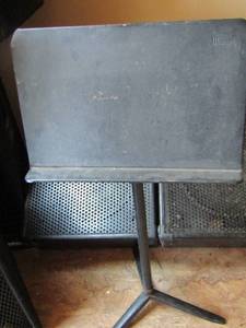 lot 1280 image: music book stand