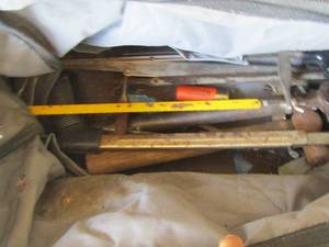 lot 1278 image: tool bag of small hand saws