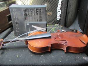 lot 1303 image: violin needs lots of work
