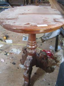 lot 1319 image: Oval Dining Table PHOENIX FEET  ON PEDISTAL