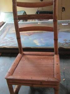lot 1344 image: wooden sitting childrens chair