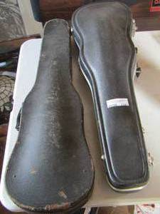 lot 1347 image: qty 2 violin cases empty