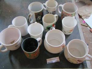 lot 1362 image: various coffee cups