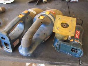 lot 1378 image: qty 4 ryobi tools nun have batterys