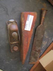 lot 1652 image: planer, wedge, chiesel
