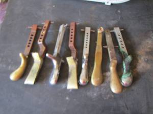 lot 1668 image: piano pedals various ones qty 8