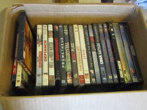 lot 1687 image: box of dvds
