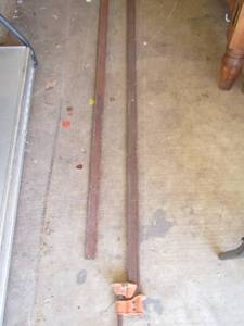 lot 1722 image: large BAR clamps qty 2