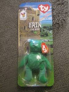 lot 743 image: Ronald McDonald ty beanie baby Erin the bear