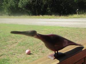 lot 1871 image: WOOD CARVING - ROAD RUNNER