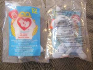 lot 1764 image: ty beanie babies qty 2 peanut the elephants