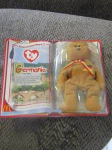 lot 1768 image: Germania the bar ty beanie baby