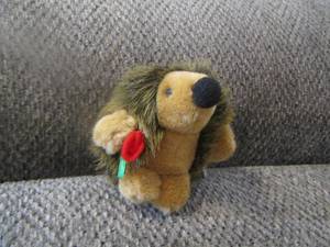 lot 727 image: ty rooster beanie baby and a stuffed animal