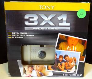 lot 10 image: TONY 3 X 1 DIGITAL CAMERA
