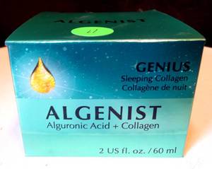 lot 11 image: $$$ - NEW IN BOX Genius Sleeping Collagen by Algenist Women 2oz 60ml Cream (CHECK EBAY)