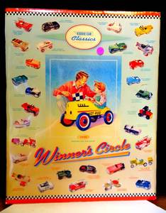 lot 13 image: NEWSEALED - Winners Circle Kiddie Car Classics Poster 16 x 20