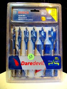 lot 23 image: NEWSEALED - Bosch 6 pc. Daredevil Standard Spade Bit Set