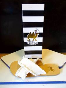 lot 31 image: NEW - TOES VACAY NATURAL SANDALS - WOMENS SIZE 10 $$