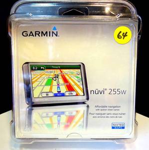 lot 64 image: NEWSEALED - GARMIN NUVI 255w NAVIGATION SYSTEM $$