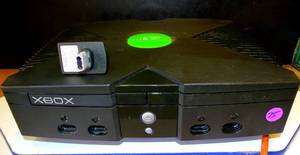 lot 75 image: ORIGINAL XBOX CONSOLE (2001) WITH DVD MOVIE PLAYBACK KIT