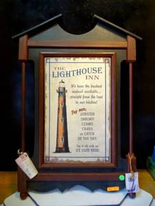 lot 112 image: LARGE NAUTICAL WALL DISPLAY - ALL WOOD 18 X 27
