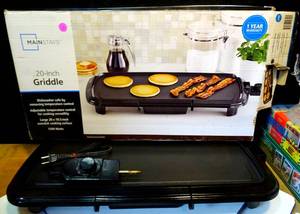 lot 121 image: MAINSTAYS 20 FLAT GRIDDLE - WORKS