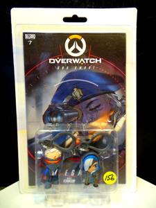 lot 156 image: NEW SEALED - BLIZZARD ENTERTAINMENT #7 OVERWATCH ANA & AMARI Figure With Book $$