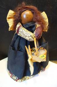 lot 168 image: HOMEMADE SEAMSTRESS FIGURE