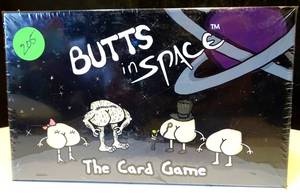 lot 205 image: NEWSEALED - Butts in Space Fun Family Card Game