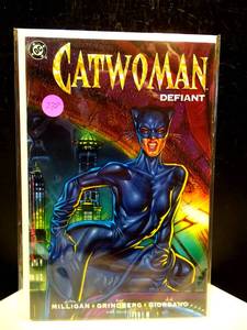 lot 238 image: CATWOMAN  DEFIANT #nn NM 1992 DC Comics - MilliganGrindberg - Embossed NMMT $$