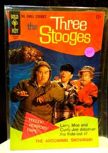 lot 241 image: $$$ RARE The Three Stooges #38 - Gold Key Comics 1968 NRMT